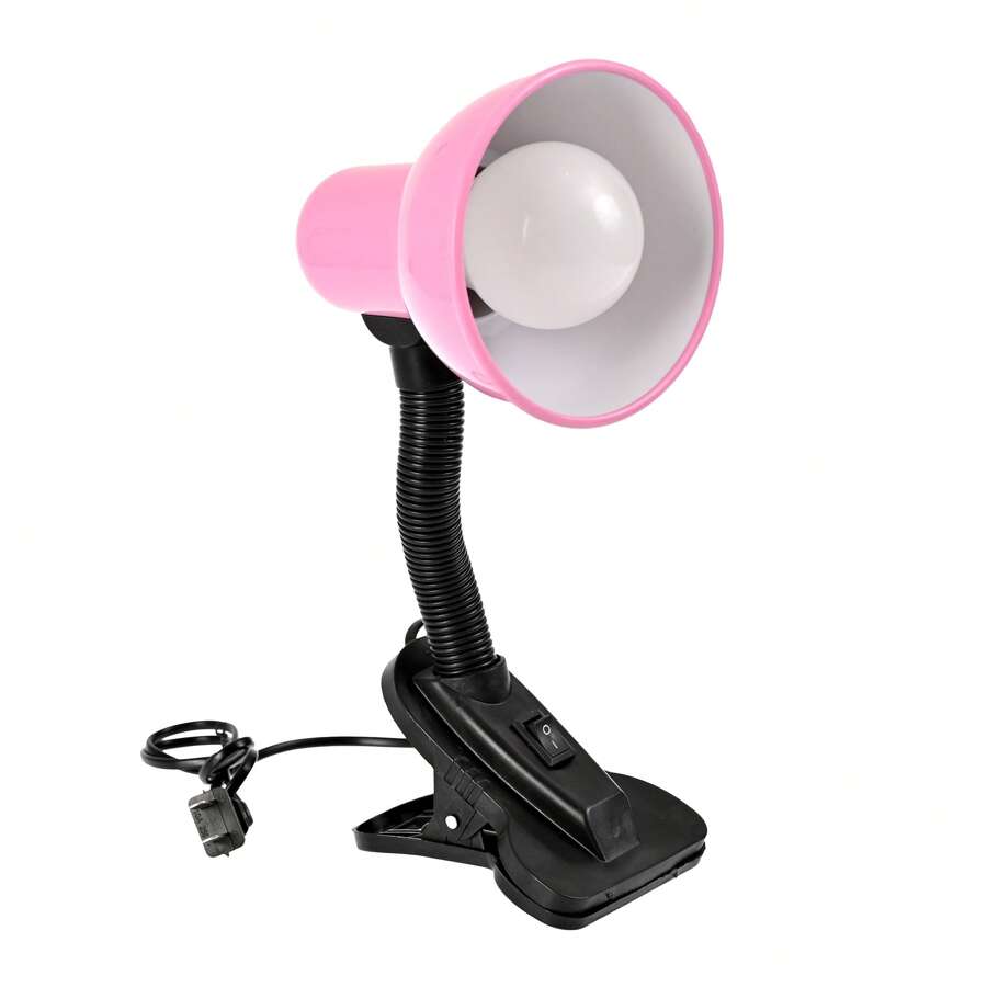 Pink Clip Desk Lamp - Pink - View 1