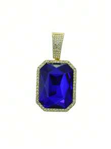 1 Set Ruby Alloy Pendant, Ruby Bracelet, Red Watch, Men's Personalized Necklace Set, Elegant Gift Set For Men - Gemstone Pendant Necklace Set - View 47