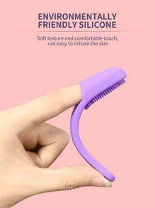 4pcs Silicone Nose Pore Cleansing Brush, Portable Blackhead Remover Massager, Beauty Cleaning Tool - Multicolor - View 5