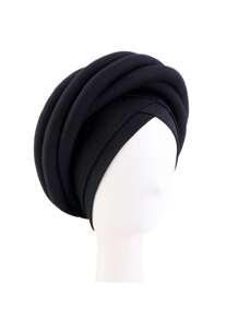 1pc African Style Handmade Flower Headdress, Luxurious Women Headscarf, Elegant For Important Occasions - Multicolor - View 15