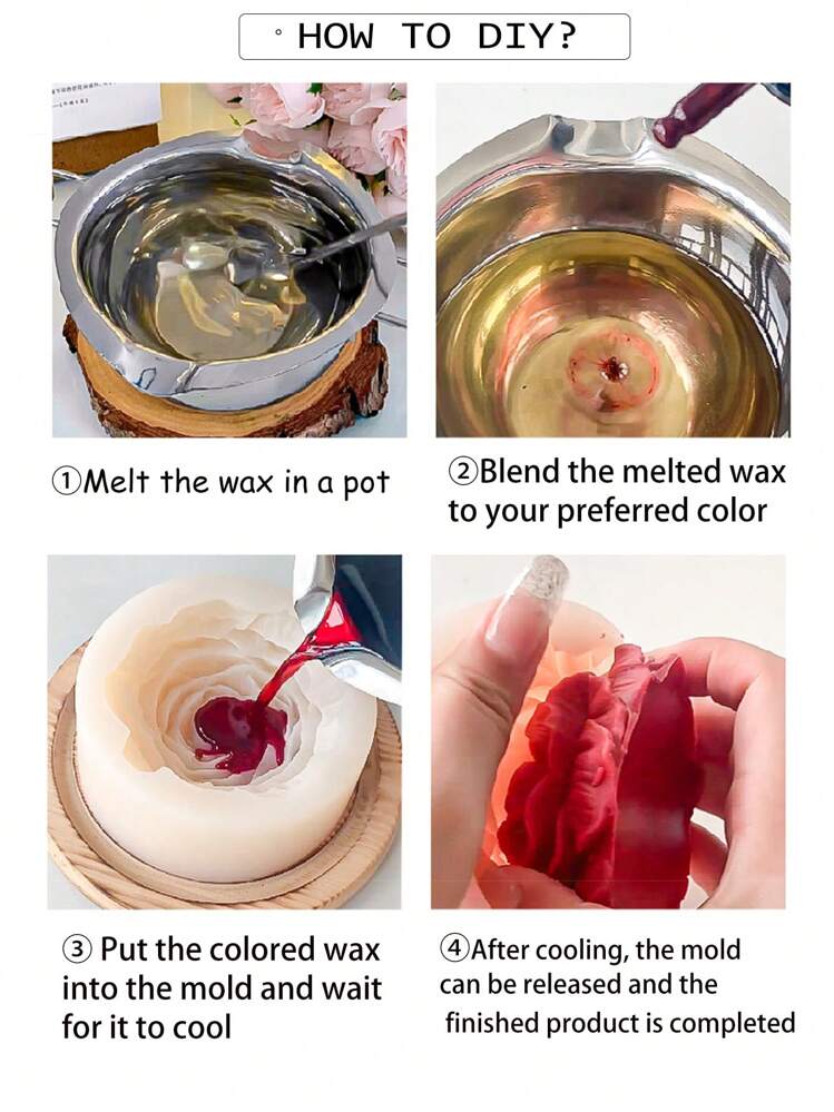 图案南瓜形模具，逼真的南瓜形硅胶模具，易于拆卸和清洁，支持蜡烛批量复制，兼容石膏雕塑和创意涂鸦，DIY 爱好和艺术课程，花园露台花盆装饰，树脂水晶办公桌家居卧室走廊艺术品，适合春季、秋季、感恩节、万圣节等节日 - 白色 - 查看 11