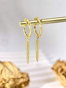 1pair Fashionable S925 Sterling Silver Exquisite Dangle Drop Earrings For Women Ladies Jewellery Anniversary Gift Earrings Fine Jewelry