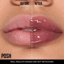HUDA BEAUTY Lip Gloss Plumper For Fenty Beauty High-Shine Non-Sticky Formula With Vitamin E Lip Filler Effect & Hydrating Gloss 0.13 Oz/3.9 ML-Faux Filler Shiny Non-Sticky Lip Gloss-Size 0.13 Oz / 3.9 ML - Posh - 查看 2