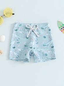 Young Boys Swimwear - 藍色 - 查看 3