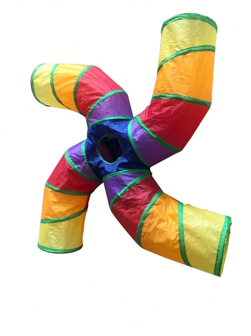 Tunnel Pour Chat 3 Voies - Jouet Pliable D'Intérieur Pour Chat, Chiot, Lapin, Stimulation