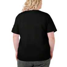 With God All Things Are Possible Heart Women Christian Faith T-Shirt Women's T Shirts - Black - View 2