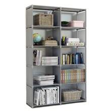 Bookshelf Multi-Layer Easy Assembly Bookcase Easy Assembly Book Holder Book Display Rack Book Organizer Debris Rack Shelf