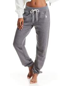 U.S. Polo Assn. Womens Sweatpants Joggers, French Terry Lounge Pants For Women - Than cây thạch nam - Xem 1