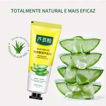Aloe Vera Aloe Vera Gel Moisturizing Cream 30g Refreshing After-Sun Skin Care - 黃色 - 查看 5