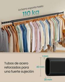 SONGMICS Clothes Drying Racks - Black - View 2