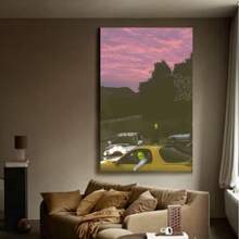 Framed   Carti "Whole Lotta Red" Album Art Poster,   -  HD Canvas Print With Tracklist & Lyrics, Modern Typography Design For Living Room, Bedroom, Office Decor, Perfect For Room Decor High Quality - Framed - View 3