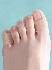 1/5/10 Pairs Breathable Anti-Friction Silicone Toe Protectors With Elasticity, Suitable For People With Injury-Prone Toes