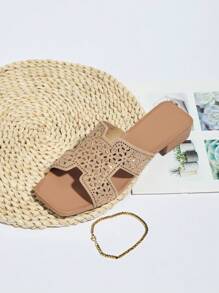 女士时尚水晶高跟凉鞋，带钻石装饰，春夏正式派对婚鞋