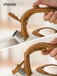 choxila 1 件茶壶，不锈钢鸣笛水壶，3L 茶壶水壶适用于燃气灶，用于烧水、咖啡和茶