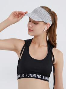 GOLOVEJOY 1 件透气运动针织开顶棒球帽，女士防晒帽，适合网球、徒步旅行、骑自行车、跑步 - 彩色 - 查看 2