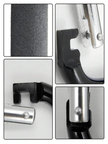 1PC Sturdy Multifunctional Stroller Hook With EVA Handle - Aluminum Alloy For Shopping And Storage Accessories Stroller Accessories Dona Stroller Accessories - Multicolor - View 5