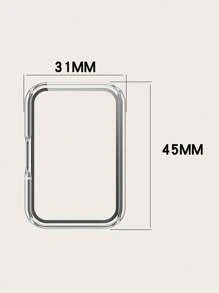 1 pieza Carcasa protectora de unicolor compatible con Samsung Galaxy Fit 3, carcasa dura de cobertura total - Galaxy Fit 3 - Ver 6