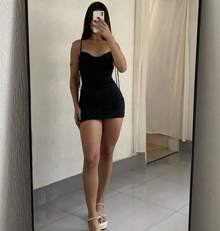 Strapless Backless Tube Dress With Drawstring Tie, Short And Tight - Black - View 2