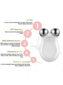 Portable Mini Home Facial Toning Device Handheld Microcurrent Anti-Aging Face Massager For Eye Wrinkle Removal