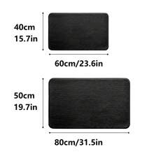 Bathroom Mats, Thick Soft Absorbent Chenille With Rubber Backing, Quick Drying Microfiber Mats, Machine Washable, For Shower Floor, Bathroom Runner, Bath Mat, Accessories And Decoration. - Black - View 4