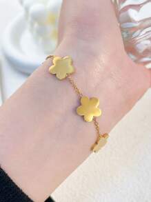 1 件简约精致，不锈钢，精致个性化，时尚配饰，理想的时尚配饰，防水，防过敏，派对生日礼物，简约设计，适合日常搭配，适合大多数场合的情侣