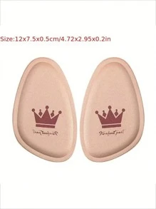 Renforcement semi-rembourré, tampon de talon haut, semelle intérieure anti-douleur et anti-fatigue, tampon avant du pied antidérapant pour prévenir le glissement et les frottements