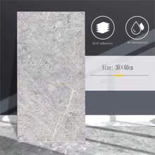10pcs Self-Adhesive PVC Wall Stickers - Faux Marble Design, Removable, Easy Installation, Suitable For Kitchen, Bathroom, Living Room, Backdrop, Home, Office, Waterproof Wallpaper Wall Decals