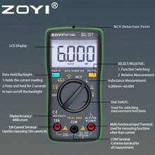 ZOYI Automatic Range Inductance Multimeter ZT-102L Compact And High-Precision Universal Meter With 60H Inductance Range - Green - View 4