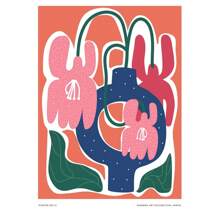 1 件现代波西米亚极简主义植物花卉艺术抽象海报印刷品墙壁艺术图片客厅家居装饰无框架 - 彩色 - 查看 66