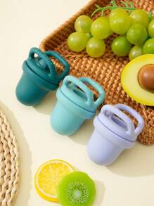PopLittleOne 1pc Baby Silicone Food Supplement Pacifier Solid Baby Tableware Portable Baby Fruit Vegatable Feeder Teether Baby Food Feeder Pacifier - Multicolor - View 4