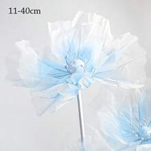 1Pc 40/50cm Big Simulation Flower Window Display 3D Large Artificial Flowers Hanging Gauze Hollow Fake Flower Wedding Home Decor Back To School Room Decor School Supplies