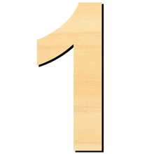 45cm/17in Large Wooden Alphabet Letters A-Z, Numbers 0-9, Blank Unfinished Wooden Letter Number Signs, Cutout Wooden Letters Suitable For Home Wall Decor, Birthday, Wedding, Party, Classroom Decoration - Apricot - View 10