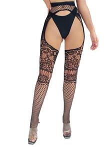 1pcs Fishnet Garter Belt Stocking Suspender Pantyhose Tights Thigh High Summer Sexy Hot - A-70 - 查看 11
