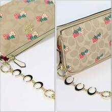 5 Pack Bag Extender, Wallet Strap Extender, Wallet Extender Replacement Accessories, Decorative Lanyard, Cherry Pendant, Glitter Cherry Charm, Clip Keychain (For Handbags, Wallets, Shoulder Bags, Crossbody Bags), Wallet And Women's Keychain Charms, Valentine's Day Women's Bags, Girls Wallets, Bag Making Supplies (Moon, Strawberry, Flower, Pearl, Cherry) For All Major Brand Name Bags - 5 pc-Style A - 查看 8