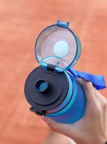 Ombre Sports Water Bottle, Portable Leak-Proof Flip Cap Drink Cup, Suitable For Workout, Fitness, Travel