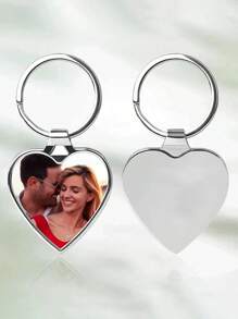 1 PC Aangepaste Gepersonaliseerde Foto Sleutelhanger, Aangepaste Sleutelhanger Met Foto's, Aangepaste Cadeaus Voor Hem, Vakantiecadeaus, Familiecadeaus, Voor Vrouwen Mannen Meisjes, Voor Vaderdag, Voor Afstuderen, Voor Bruiloften, Voor Housewarming Kantoor, School, Thuis, Valentijnsdag