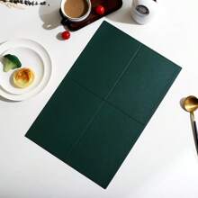 Placemats met vierkant rasterpatroon, hittebestendig, oliebestendig, antislip, waterdicht, isolatie, geschikt voor huis-/hoteldecoratie, 4/6 stuks beschikbaar