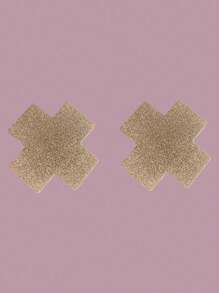 8pcs Glitter Nipple Covers Disposable Sexy Breast Pasties Cover Up Petals Suitable For Daily Wear And Parties