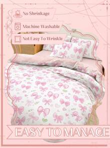 2/3pcs Duvet Cover Set, Comforter Cover Set, Bedding Set, Independence Day , Cute Princess Style Duvet Cover Set, Valentine's Day Bedding Gift Set, Soft And Comfortable Bedding Set For Bedroom, Skin Friendly Double Bedding Set, Christmas Bedding Set, Made Of Soft And Breathable Fabric, All Size Bed, For Twin, Full, King, Queen Size, Machine Washable