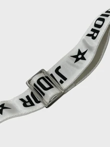 Fashionable Casual Crossbody BagStrap, Unisex 2-In-1 Shoulder Strap For WomenHandbag, Thickened Adjustable Shoulder Strap, Gift Decor And Gift Accessories, Reusable Strap Adjustable, Universal Canvas Wide Strap - Beige - View 4