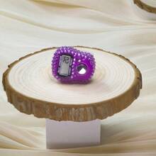 1个/5个/10个装新款计数器，适用于斋月、圣诞节、万圣节、节日等场合，电子手动按钮计数器，迷你便携式环形计数器，拇指按压计数器。 - 彩色 - 查看 1