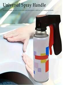 Alça de Spray de Tinta Portátil de Plástico, Filme Autoadesivo Reusável de Mudança de Cor Universal para Carro, Pistola de Spray Manual de Autorrociamento