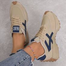 Gump Style Women Sports Shoes, Fashion Ins Style Comfortable Casual Sneakers, Flat Platform, Versatile And Flattering