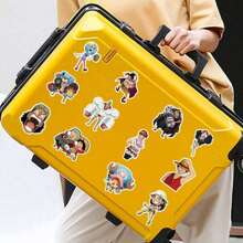 ONE PIECE 50PCS One Piece Anime Cartoon Stickers Cool Decal Decoration DIY Phone Suitcase Laptop Fridge Wall Graffiti Sticker Gift,School Supplies,Back To School