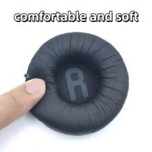 Replacement Ear Pads For JR300, JR300BT, T450BT, T500BT, Tune 500, Tune 500BT, Tune 510BT, Tune 520 Headphones - Headset Earpads & Ear Cushions (Black)