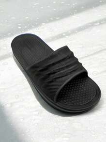 Sport Slip On Sandal For Men With Non-Slip Sole - Black - View 4
