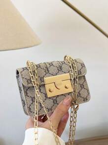 1pc Pu 时尚复古迷你时尚硬币小方包，百搭小众设计时尚单肩斜挎包，舒适的肩带，顺滑的长款，百搭不挑剔，适合日常外出、游玩、上学、通勤使用，是送给朋友的完美礼物 - 迷你方包 - 查看 13