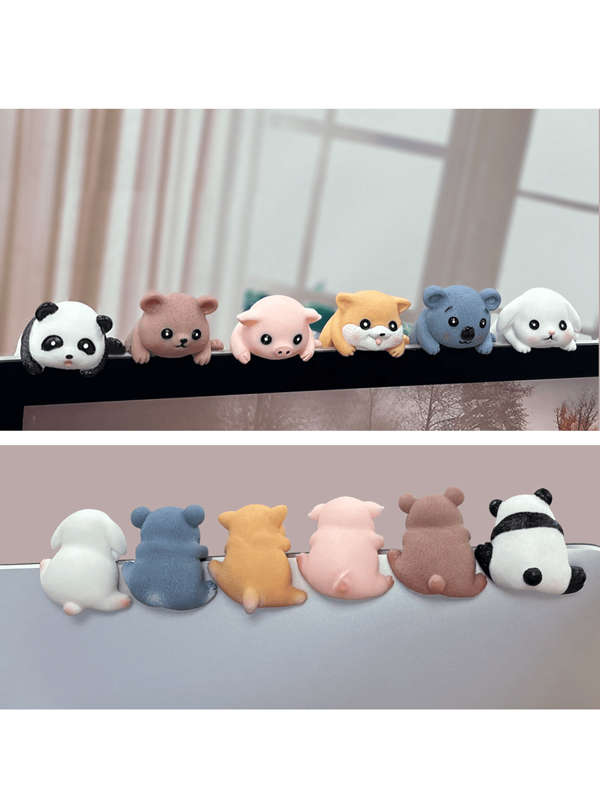 Creative Combination, Computer/TV Monitor Decor Items, Cute Animal Figurines, Car Navigation Screen Ornaments, Cartoon Dolls, Micro Landscape, DIY Accessories, Crafts