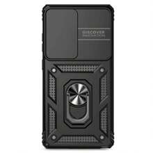Military Push Window + Magnetic Adsorption + Stand, Multifunctional And Practical Minimalist Design Waterproof Shockproof Anti-Fall Scratch Resistant - Black - View 6