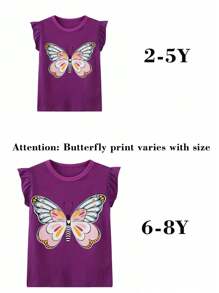 3 pièces T-shirt à manches courtes Cap des jeunes filles pour Pâques, haut imprimé de lapin dessin animé rond col animal, t-shirt décontracté respirant et confortable